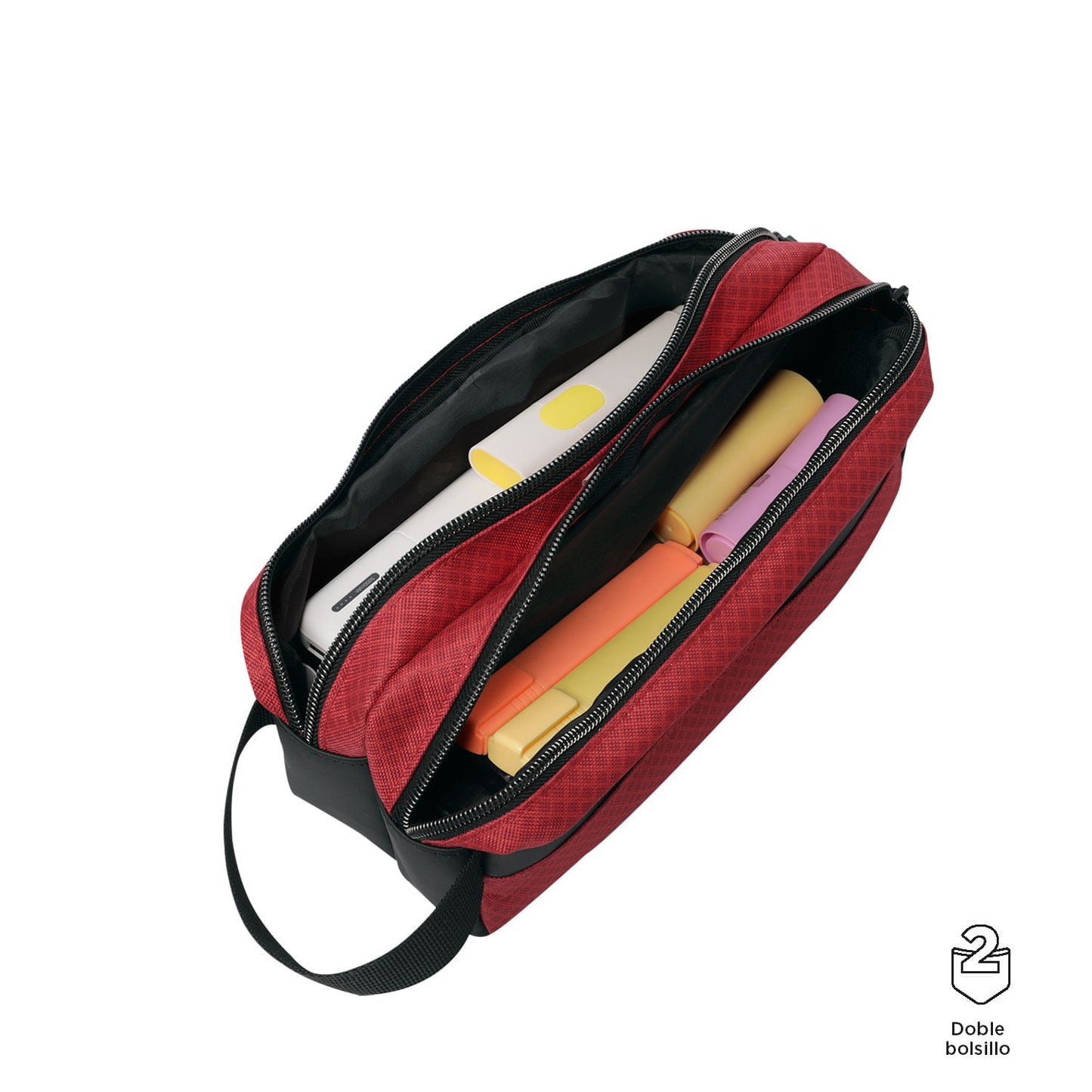 Cartuchera escolar para Hombre Dead pool Negra