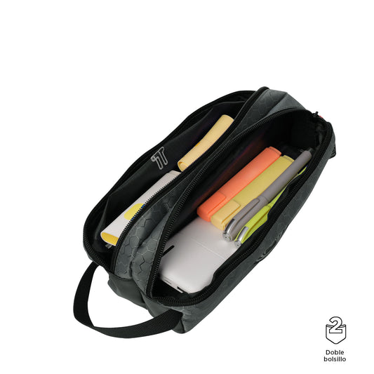 Cartuchera escolar para Hombre Spider Black Negra