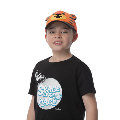 Combo Infantil X2 Morral para Niño Kido Naranja + Gorra Rize