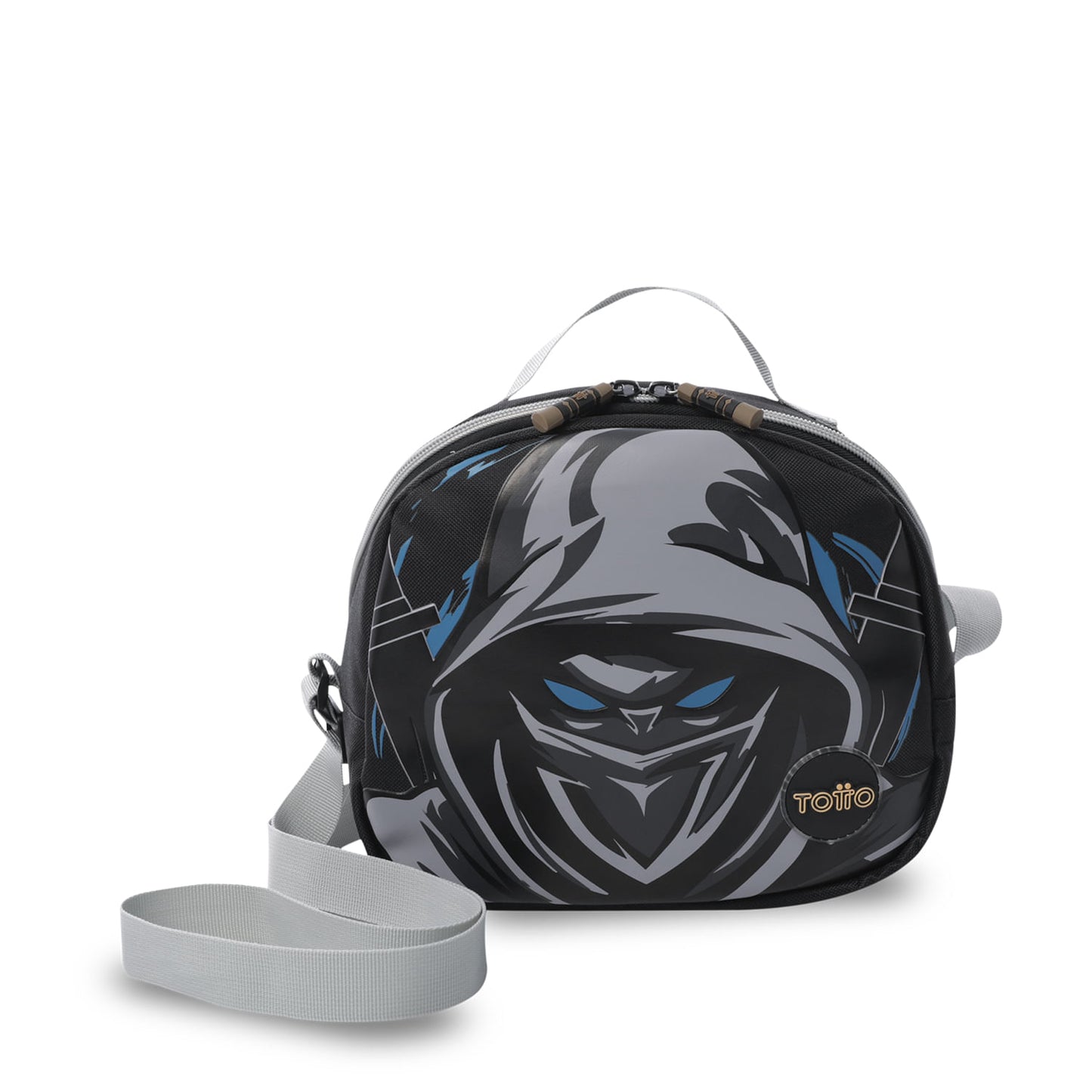 Lonchera Térmica para Niño Hanzo Mediano Negra