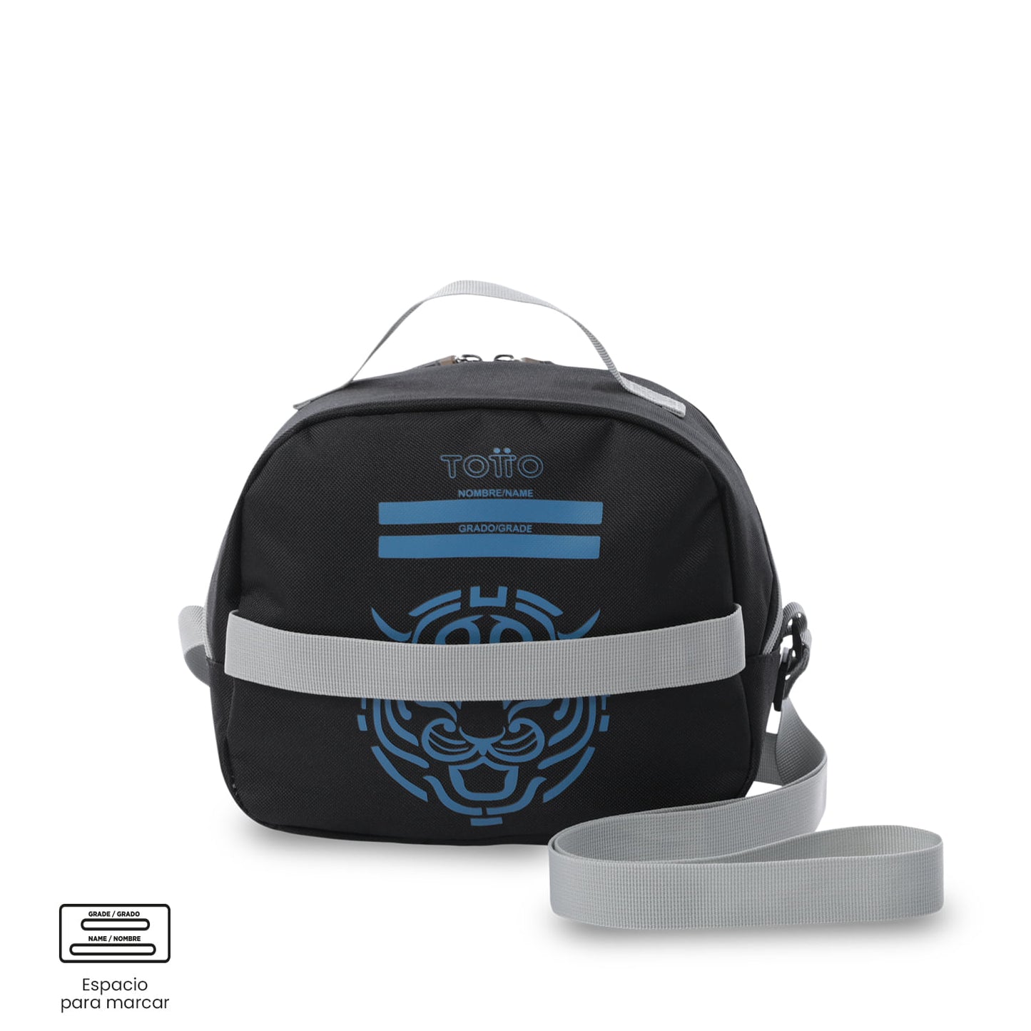 Lonchera Térmica para Niño Hanzo Mediano Negra