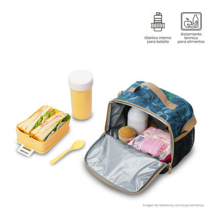 Lonchera Térmica para Niño Jurassic World Territory Grande Azul