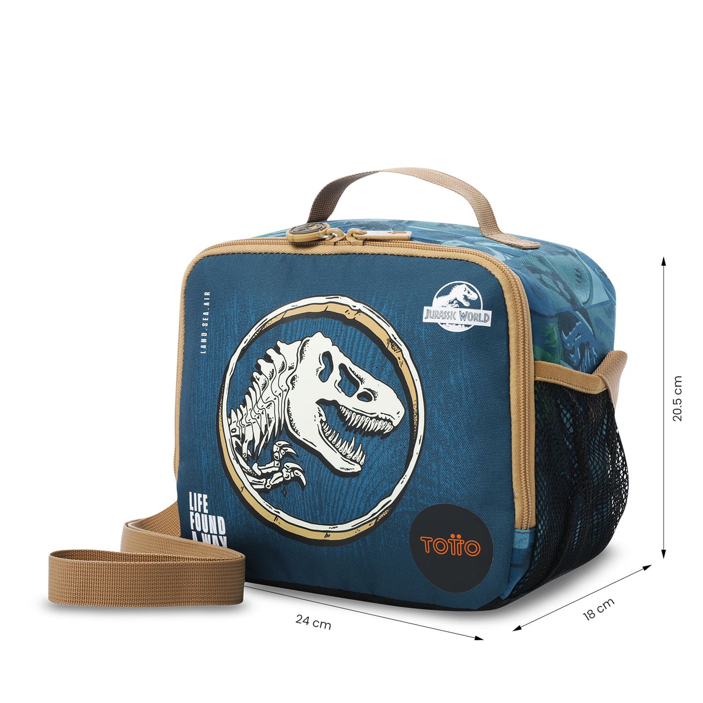 Lonchera Térmica para Niño Jurassic World Territory Grande Azul