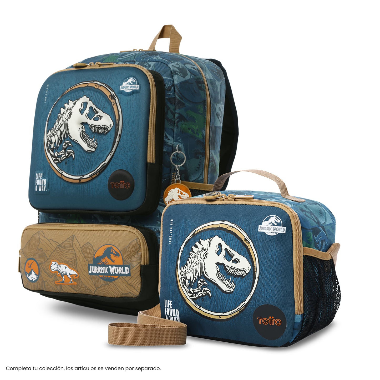 Lonchera Térmica para Niño Jurassic World Territory Grande Azul