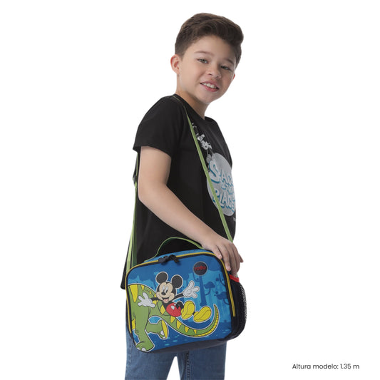 Lonchera Térmica para Niño Mickey Grande Azul