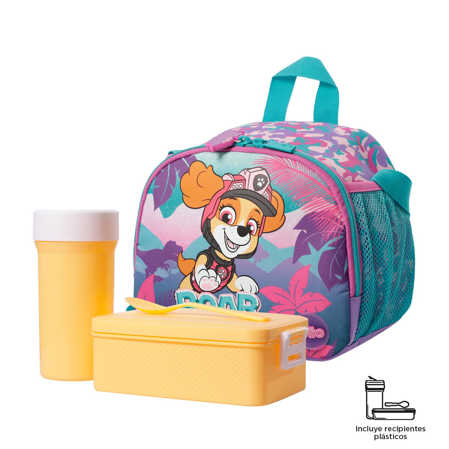 Lonchera Térmica para Niña Paw Patrol Mediana Morada