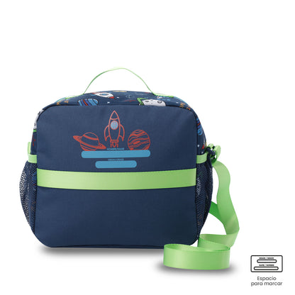 Lonchera Térmica para Niño Panda Space Grande Azul