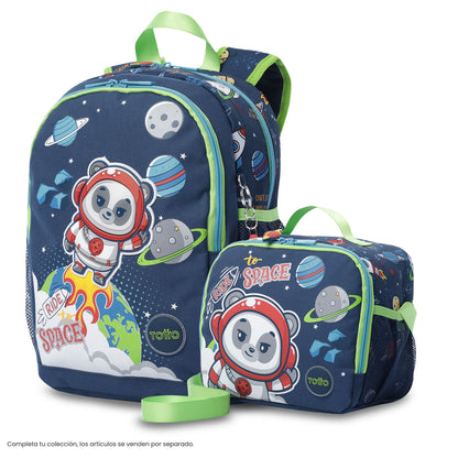Lonchera Térmica para Niño Panda Space Grande Azul