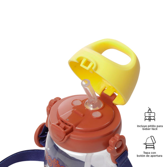 Botilito Plástico Little Lion 350 ML Azul