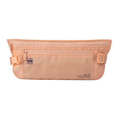 Canguro de viaje Security con RFID blocker Durazno