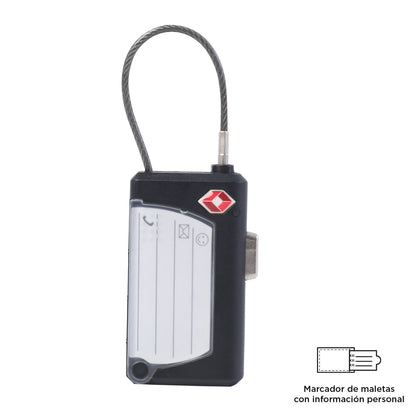 Candado TSA Viaje Poxy