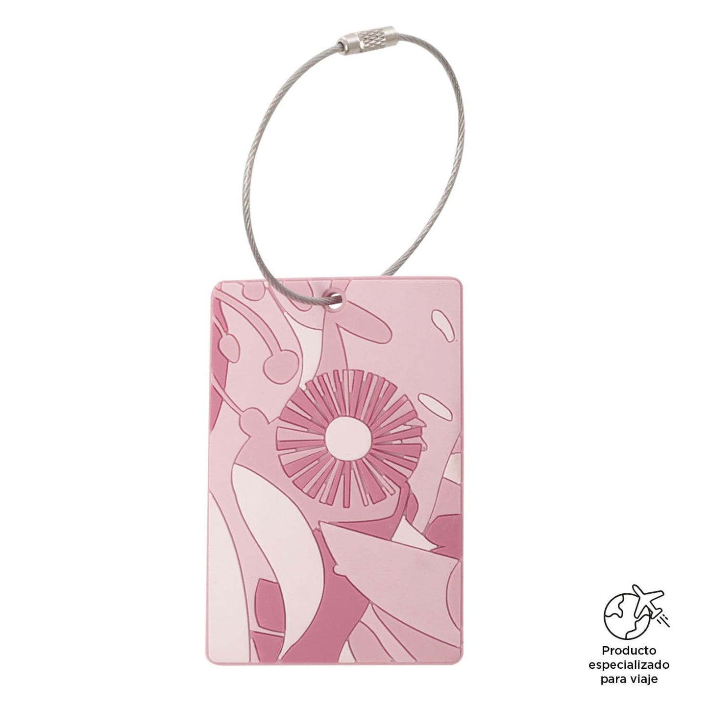 Identificador de maletas de viaje Travel Tag Morado