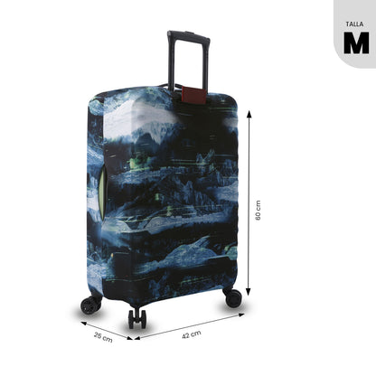 Avental tamanho médio azul para mala de viagem