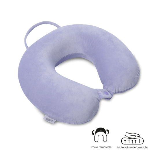 Travesseiro de viagem Jet Pillow de espuma viscoelástica roxo