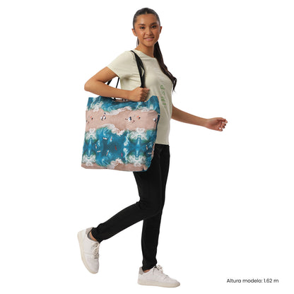 Shopping Bag Plegable Practibag Liviana Azul