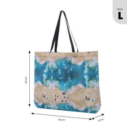 Shopping Bag Plegable Practibag Liviana Azul
