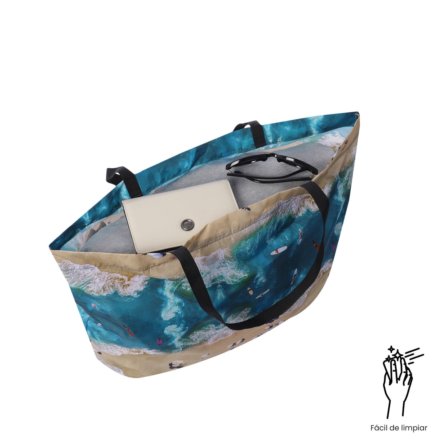 Shopping Bag Plegable Practibag Liviana Azul