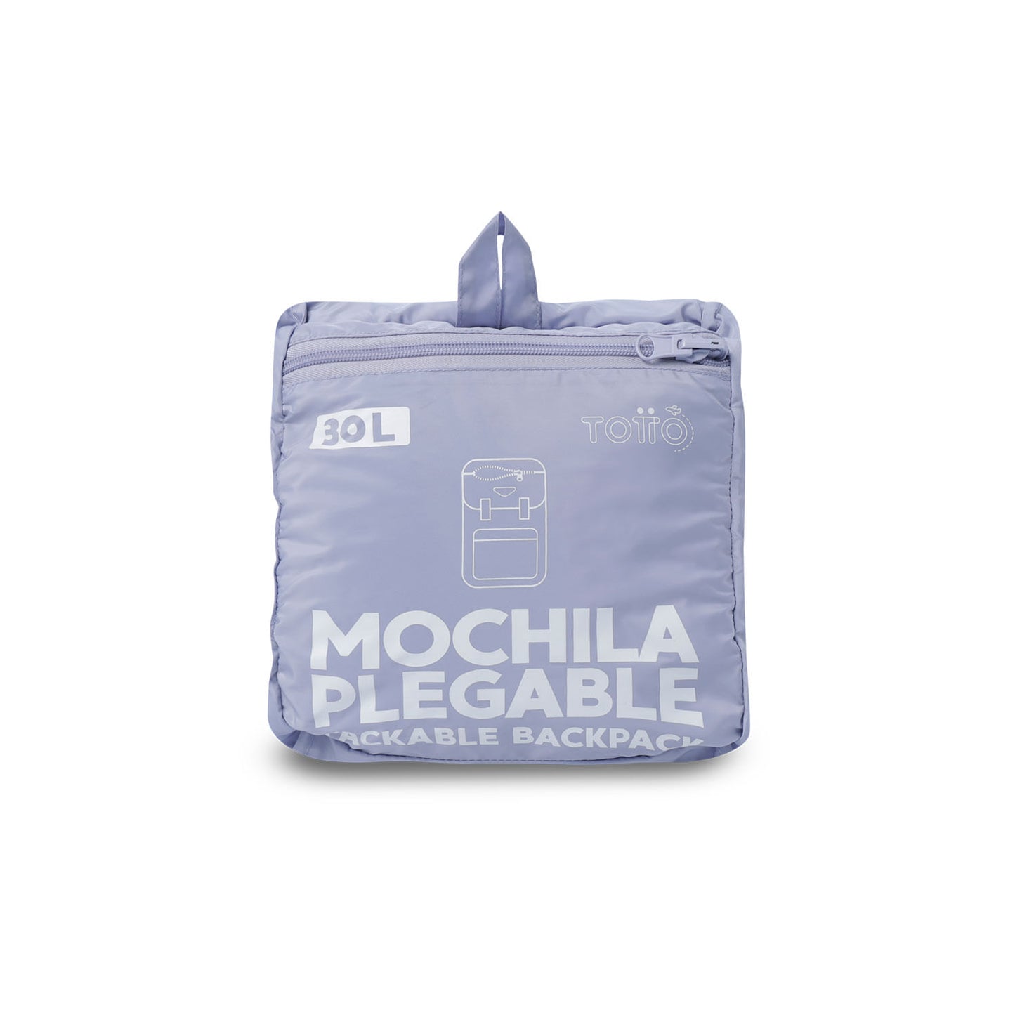 Mochila dobrável de viagem média Collapse 30, roxa