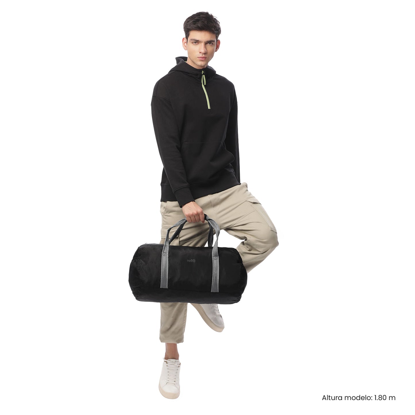 Tula de Viaje Plegable Tema 37 Grande Negra