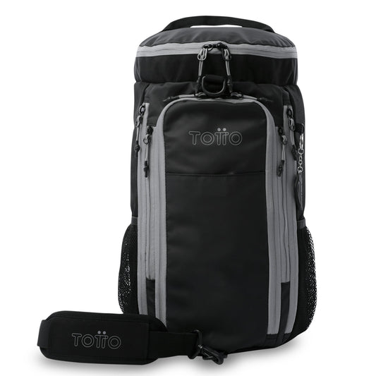 Mochila de viagem dobrável grande Gosum 24, preta