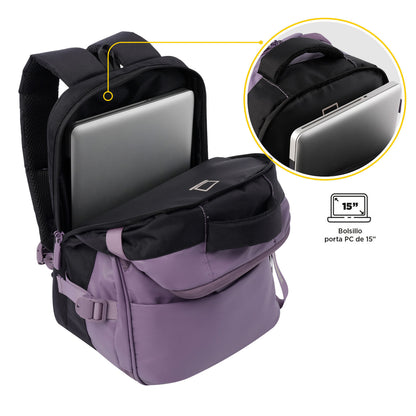 Morral Multifuncional de Viaje Trip Mediano Morado