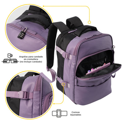 Morral Multifuncional de Viaje Trip Mediano Morado