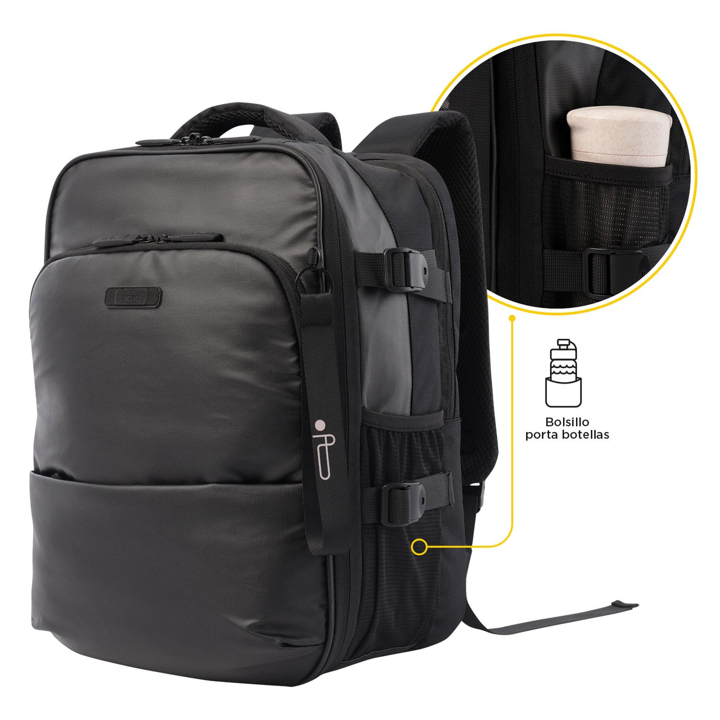 Morral Multifuncional de Viaje Trip Mediano Negro