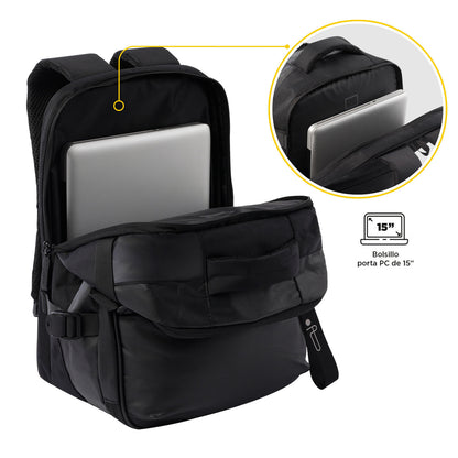 Morral Multifuncional de Viaje Trip Mediano Negro