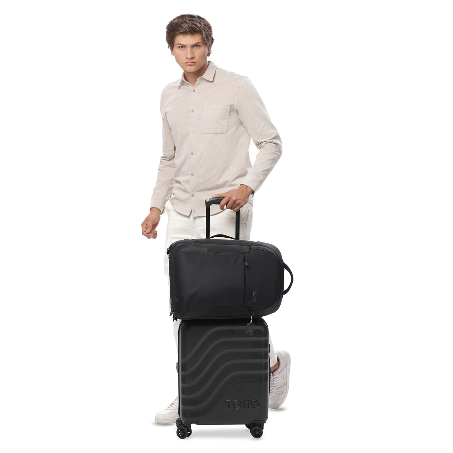 Mochila de viagem grande Convey 2.0 - Preta