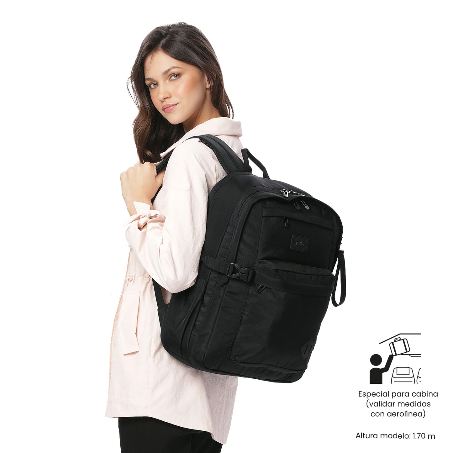 Morral de Viaje Grande Easy Negro