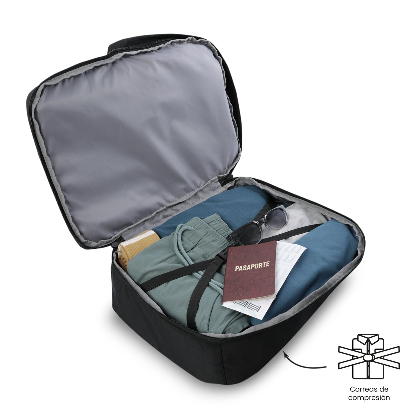 Morral de Viaje Grande Easy Negro