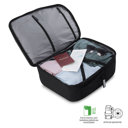 Mochila de viagem grande preta Elan Travel