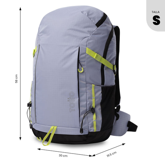Morral Outdoor Summit 35 Morado con Sistema de Pedernal