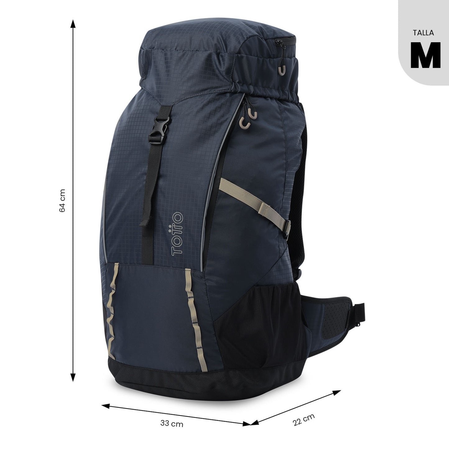 Mochila Summit 50 tamanho médio para atividades ao ar livre, azul