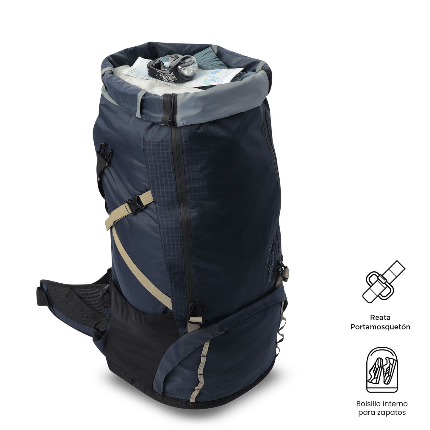Mochila Outdoor Summit 65 Grande Azul