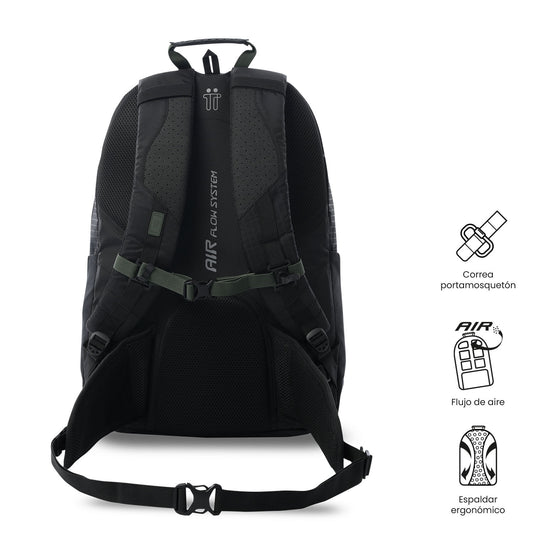 Mochila Summit 32 Pequena Preta para Atividades ao Ar Livre
