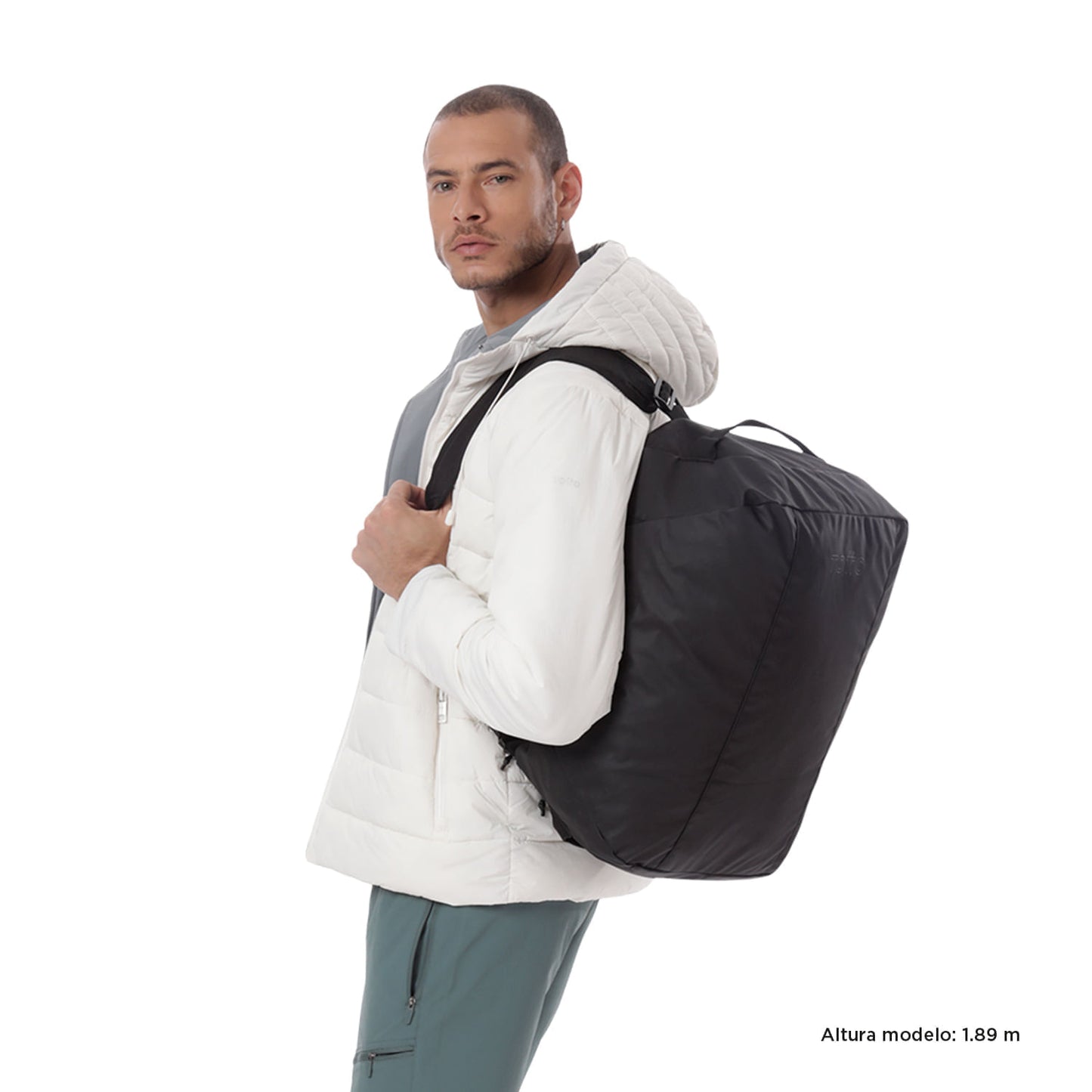 Tula de viaje 2 en 1 Plegable Rever 35 Mediana Negra