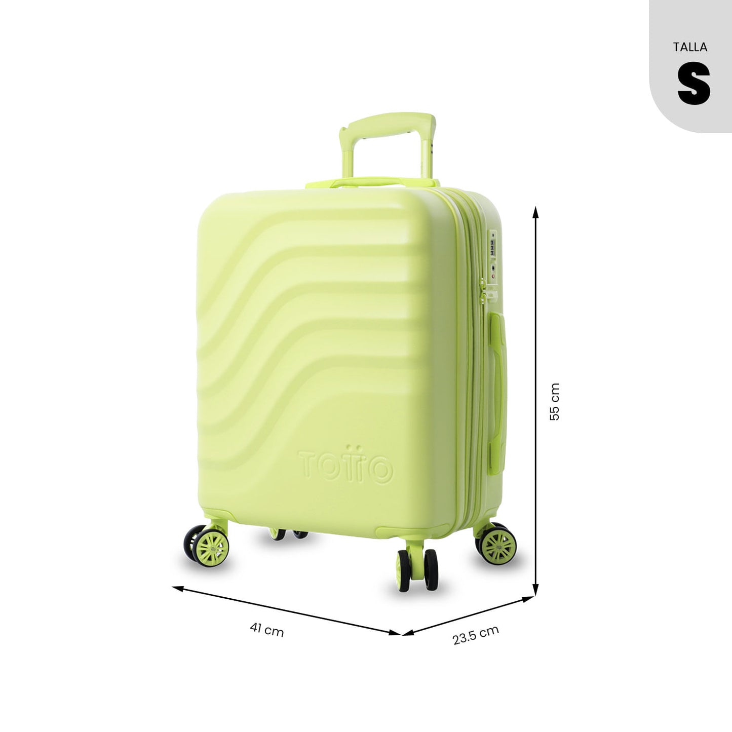 Mala de cabine Bazy+ 2.0 360, 10 kg, verde