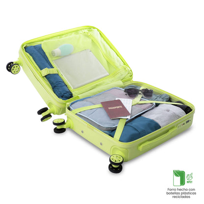 Mala de cabine Bazy+ 2.0 360, 10 kg, verde