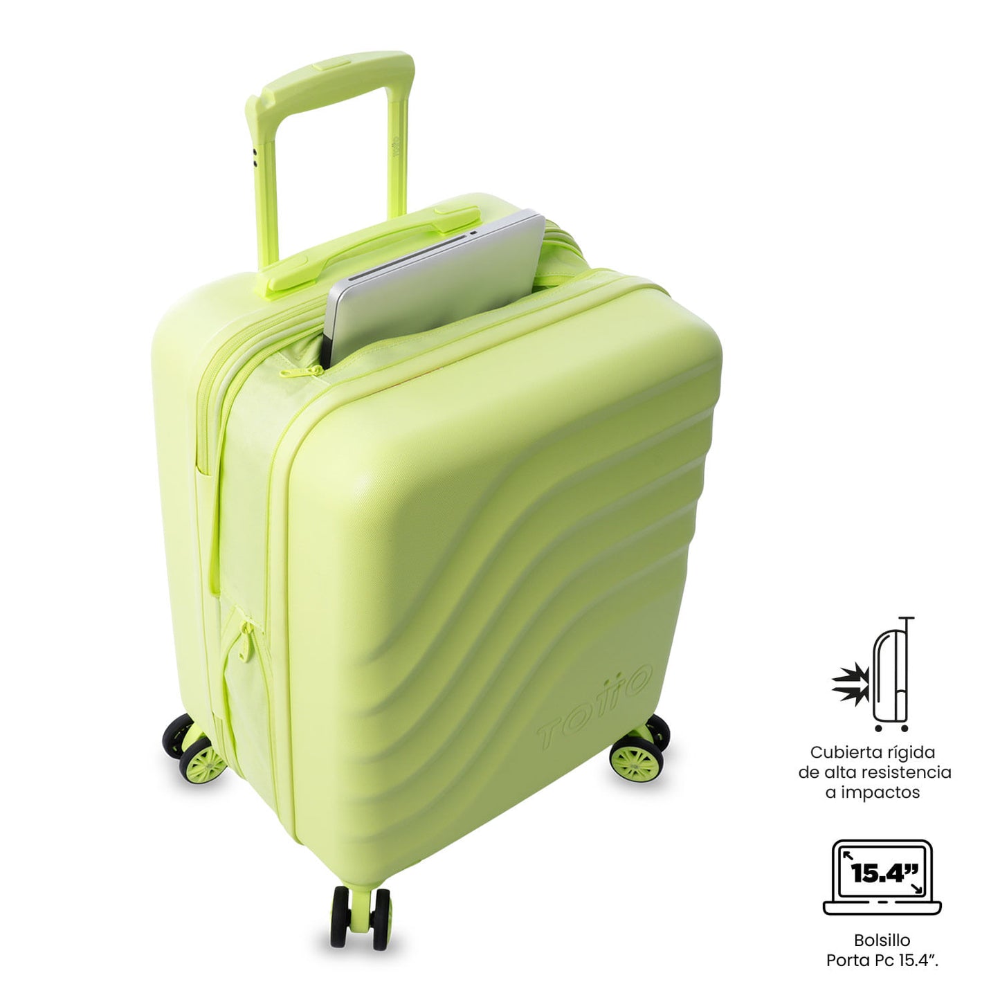 Mala de cabine Bazy+ 2.0 360, 10 kg, verde
