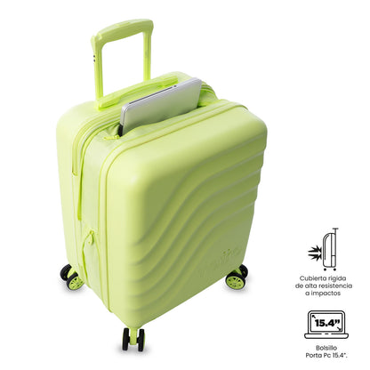 Mala de cabine Bazy+ 2.0 360, 10 kg, verde