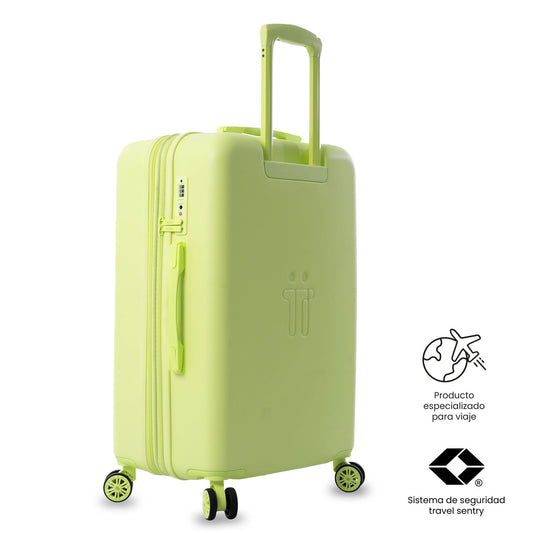 Mala de viagem média Bazy+ 2.0 360 verde