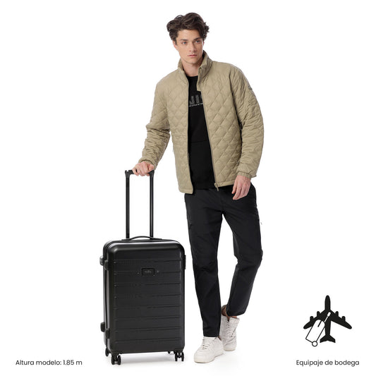 Maleta de Viaje Mediana 360 Harbor Negra