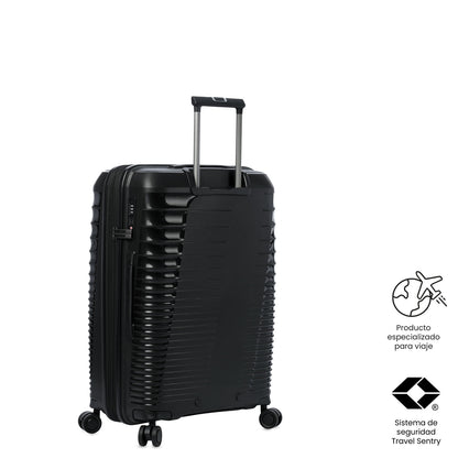 Mala de viagem média 360 Traveller preta