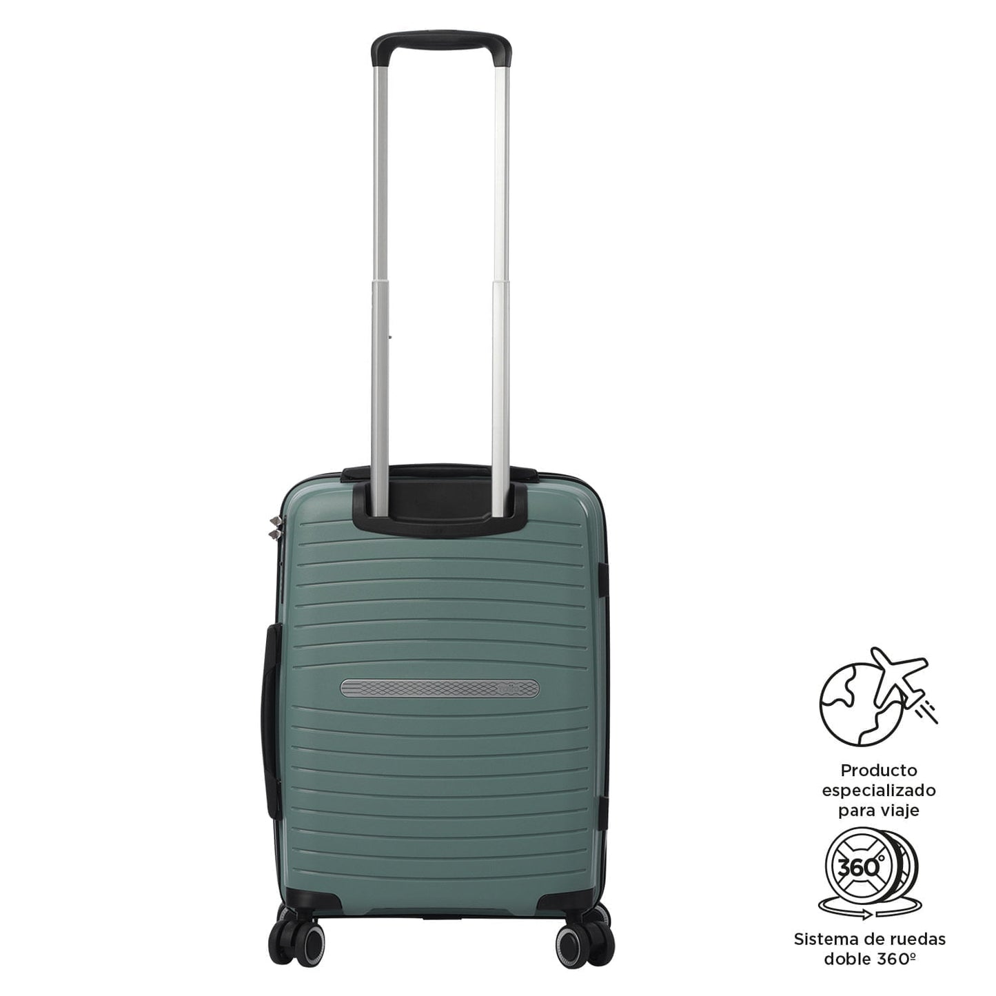 Maleta de Cabina 360 Wave de 10 kilos Verde