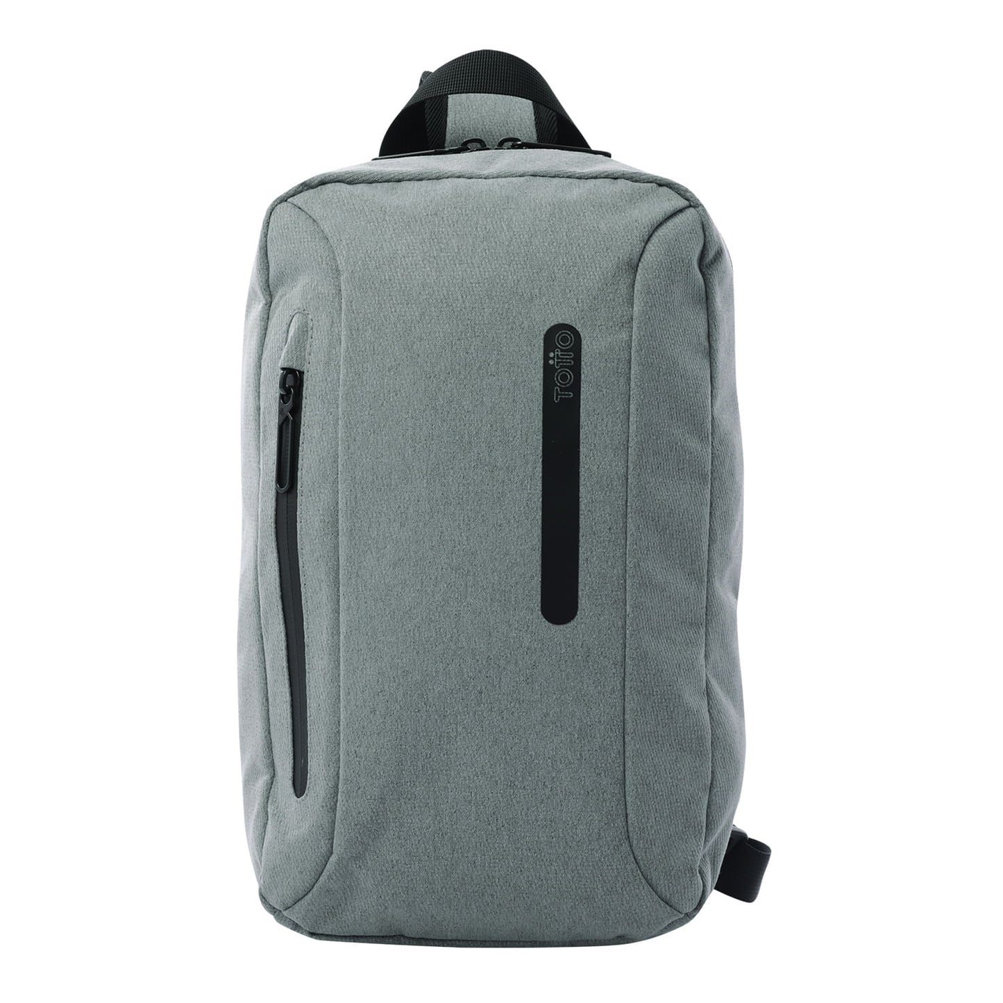 Bolsa masculina de feltro cinza para tablets de 10 polegadas.