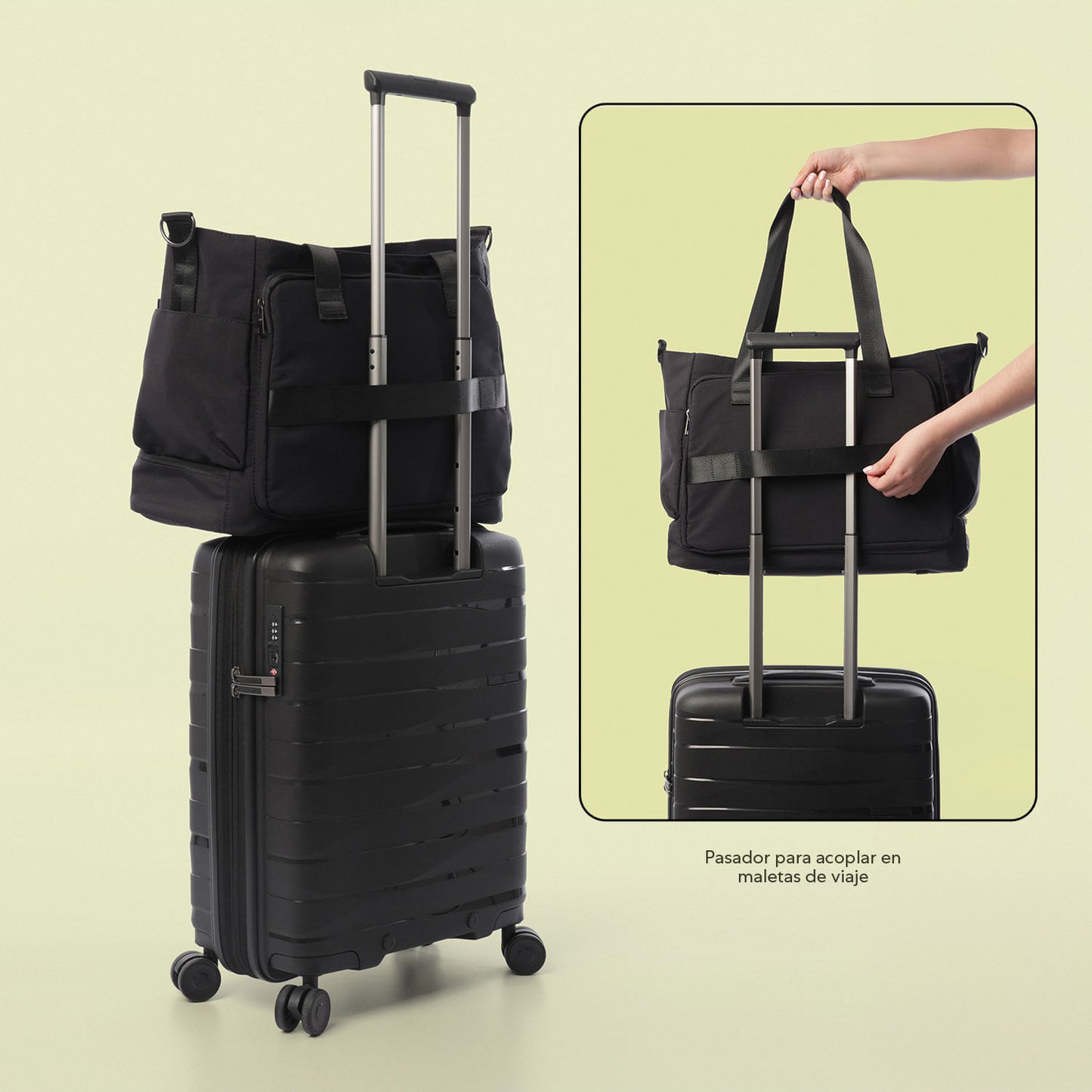 Bolso para Mujer Maxi Tote Negro