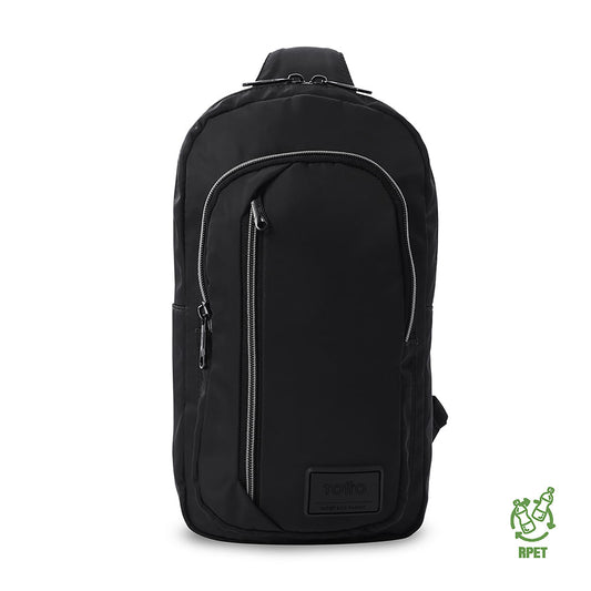 Bolsa pequena preta Crossover Tracer de 10" para mesa, mãos livres.