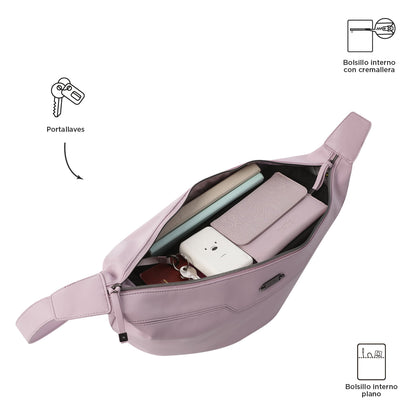 Bolso para Mujer Toscana Crossbody Mediano Rosado