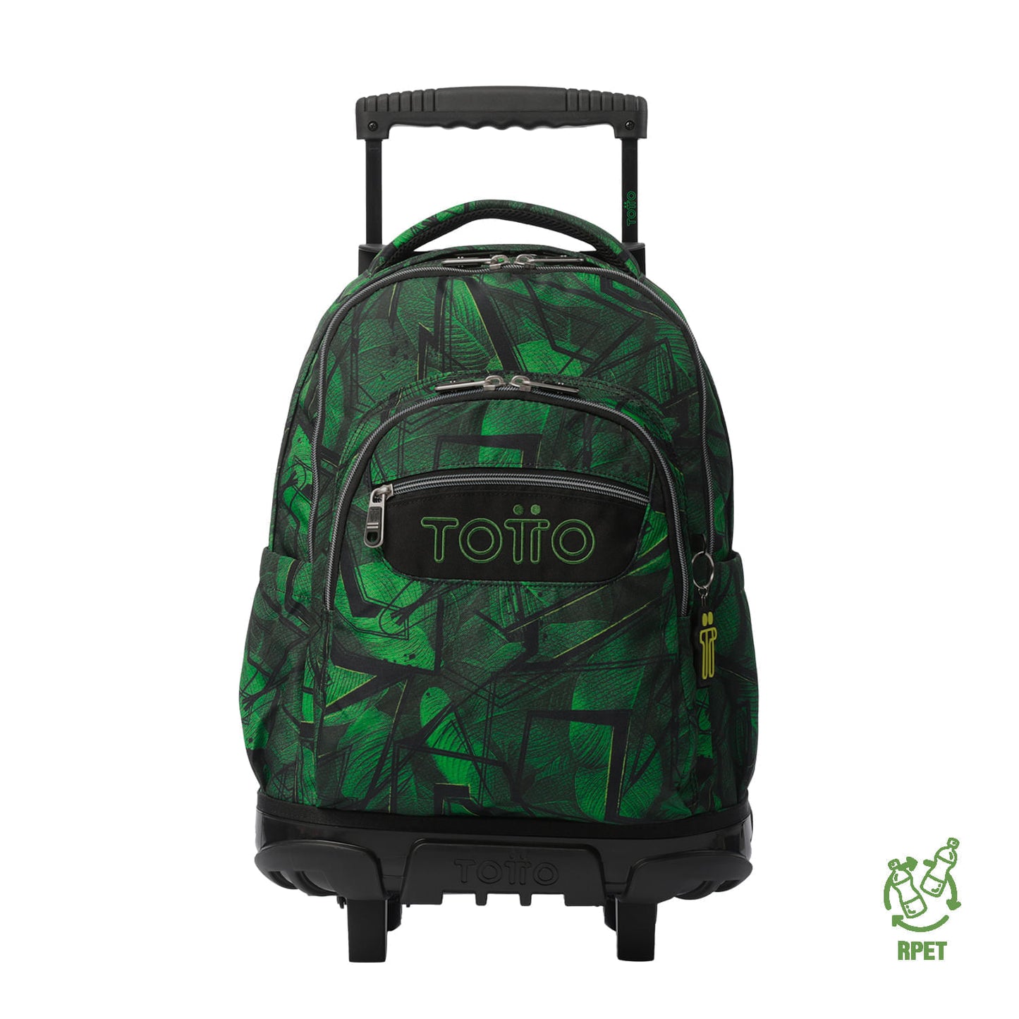 Morral con Ruedas para Niño Porta PC 15.4" Bomper Renglon Verde
